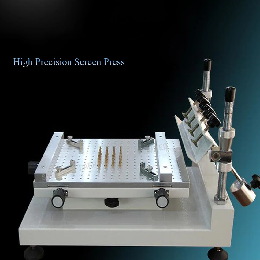 1PC High precision screen printing machines Solder paste SMT printing manual printing and screen printing machine
1PC High precision screen printing machines Solder paste SMT printing manual printing and screen printing machine