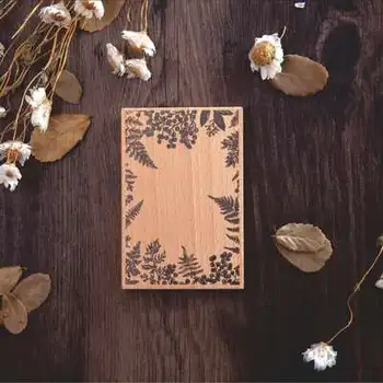 Wooden seal retro plant digital hand account tool
Wooden seal retro plant digital hand account tool