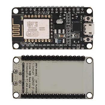 NodeMcu Lua WIFI Internet Things Development Board Based ESP8266 CP2102 Module Smart Development Board
NodeMcu Lua WIFI Internet Things Development Board Based ESP8266 CP2102 Module Smart Development Board