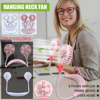 Portable Neck Fan Hands-free Usb Mini Sports Fan Lazy Neck Hanging Style 3 Adjustable Speed Level Dual Cooling Fans#g40
Portable Neck Fan Hands-free Usb Mini Sports Fan Lazy Neck Hanging Style 3 Adjustable Speed Level Dual Cooling Fans#g40