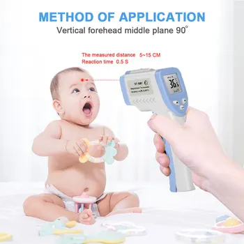 Digital Thermometer Fast Measurement Home Measurement Memory Function Non-Contact IR Infrared Forehead Thermometer
Digital Thermometer Fast Measurement Home Measurement Memory Function Non-Contact IR Infrared Forehead Thermometer