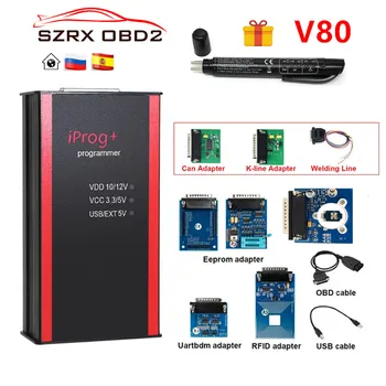 V80 Newest Iprog+ Programmer Support IMMO + Mileage Correction + Airbag Reset Iprog Pro Replace Carprog/Digiprog/Tango
V80 Newest Iprog+ Programmer Support IMMO + Mileage Correction + Airbag Reset Iprog Pro Replace Carprog/Digiprog/Tango