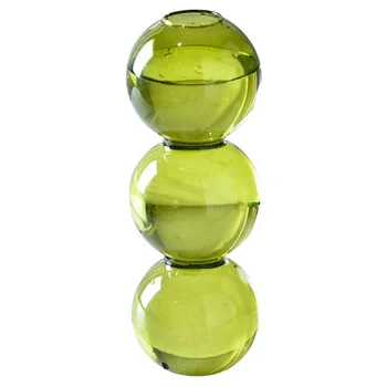 Crystal Craft Bubble Ball Design Glass Vase Flower Arrangement Dry Flower Vase Desktop Decoration for Home Office (Green, Short 
Crystal Craft Bubble Ball Design Glass Vase Flower Arrangement Dry Flower Vase Desktop Decoration for Home Office (Green, Short