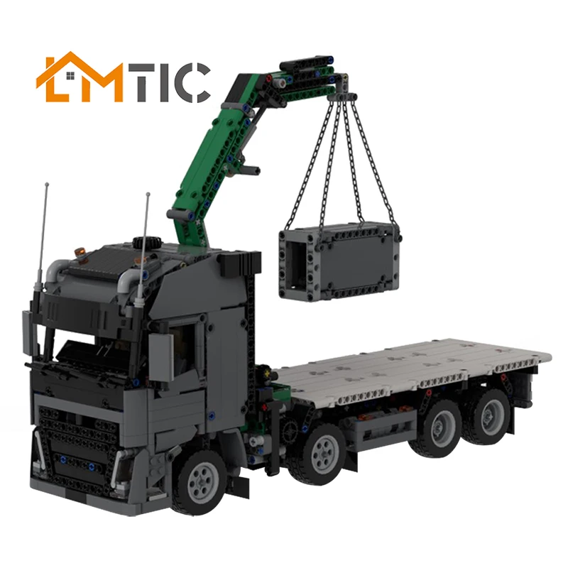 Строительные блоки MOC 4617 модель светлого грузовика 1535 шт. детали сделай сам