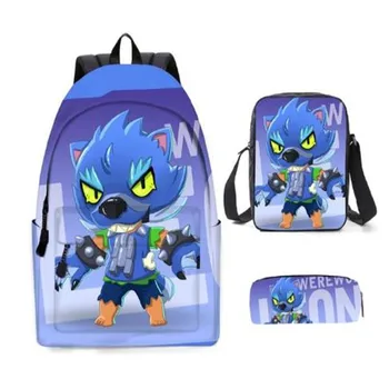 16inch 3Pcs Cartoon School bag Famous Game Printed Kids Cartoon Schoolbag For Boys Girls Royale Backpack Lovely
16inch 3Pcs Cartoon School bag Famous Game Printed Kids Cartoon Schoolbag For Boys Girls Royale Backpack Lovely