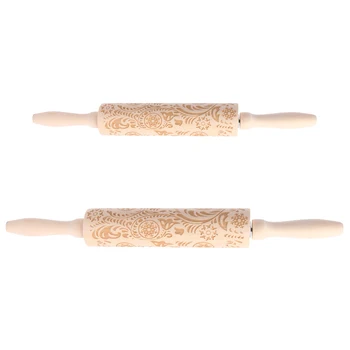 Durable Embossed Rolling Pins Lotus Wooden Christmas Snowflake Flower Patterns Embossing Baking Cookies Biscuit Bakeware 
Durable Embossed Rolling Pins Lotus Wooden Christmas Snowflake Flower Patterns Embossing Baking Cookies Biscuit Bakeware