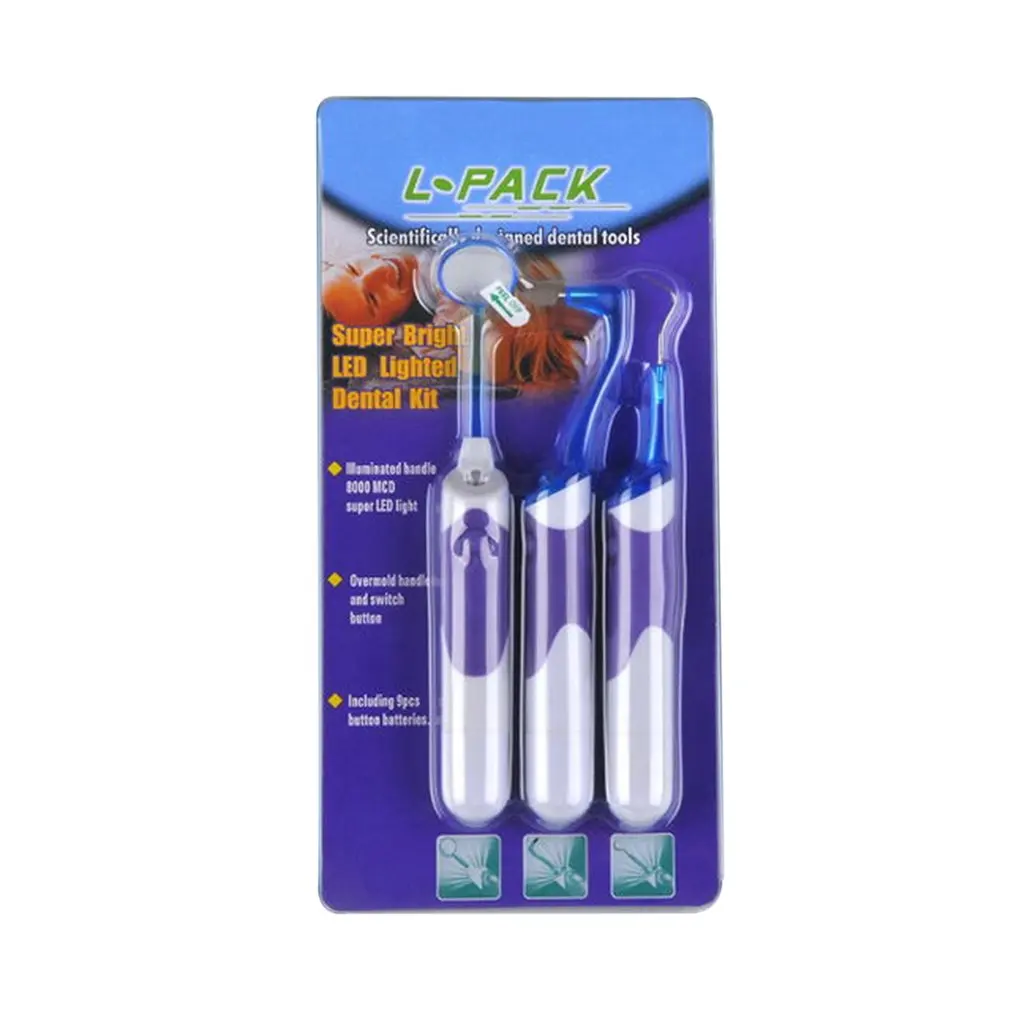 3PCS LED Luminous Teeth Stain Tartar Remover Set Electric Teeth Polishing Scaler Teeth Hook Mirror Kit Care
3PCS LED Luminous Teeth Stain Tartar Remover Set Electric Teeth Polishing Scaler Teeth Hook Mirror Kit Care