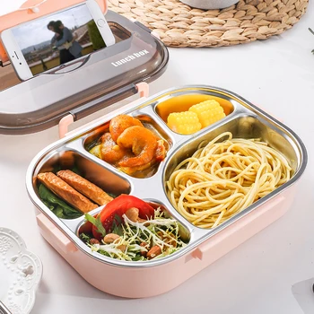 Food Containers Bento Lunch Box with Heating Stainless Steel Meal Prep Containers Leakproof Eco Friendly Child Camping Supplies
Food Containers Bento Lunch Box with Heating Stainless Steel Meal Prep Containers Leakproof Eco Friendly Child Camping Supplies
