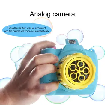 Bubble Machine Camera Kids Automatic Bubble Maker with Light Music Functions Bubble Making Toy with Solution for Boys Girls
Bubble Machine Camera Kids Automatic Bubble Maker with Light Music Functions Bubble Making Toy with Solution for Boys Girls