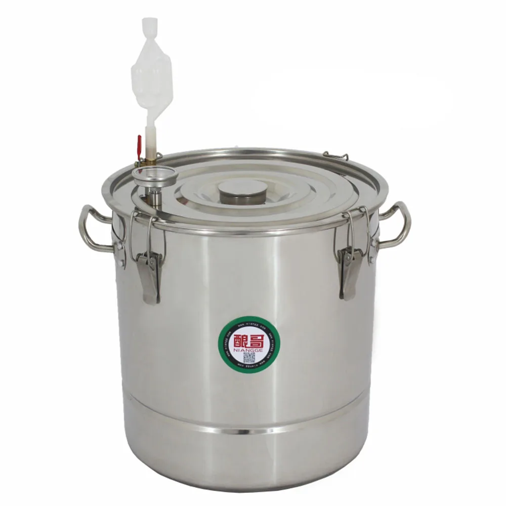 Fermenter Barrel Home Brew Beer Wine Fermentation Stainless Steel Pot Cover Exhaust Valve 30L Free Shipping
Fermenter Barrel Home Brew Beer Wine Fermentation Stainless Steel Pot Cover Exhaust Valve 30L Free Shipping