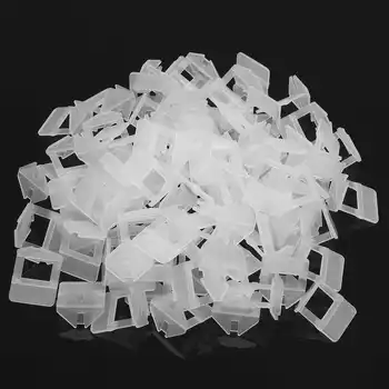 100pcs Plastic Ceramic Tile Leveling System Clips Kit Wall Floor Tile Spacer Tiling Tool 1.5mm
100pcs Plastic Ceramic Tile Leveling System Clips Kit Wall Floor Tile Spacer Tiling Tool 1.5mm