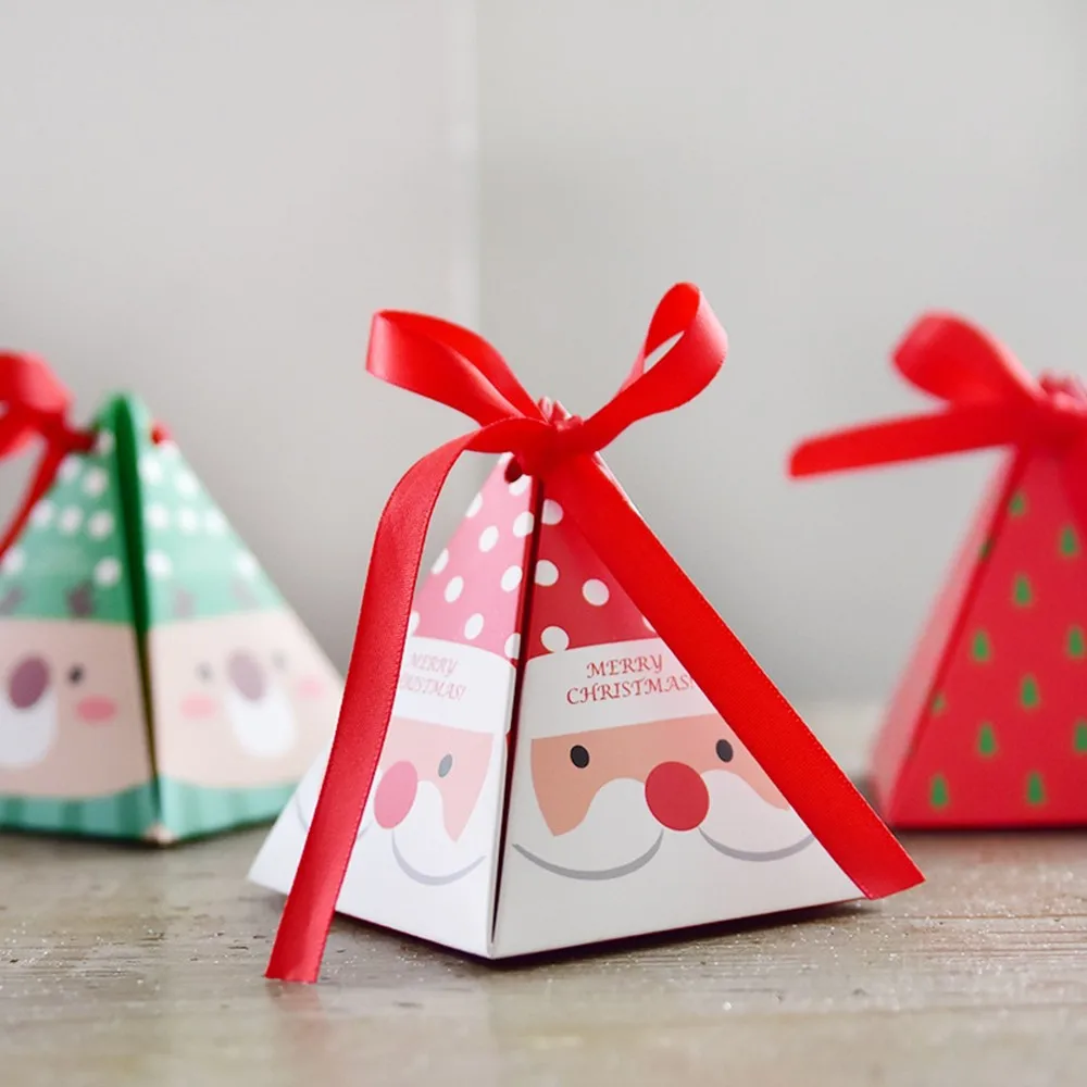 merry christmas candy box bag christmas tree gift box with bel