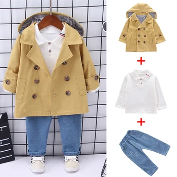 2 Colors Fashion Trend Style Kids Clothes Suit Spring Jacket+Tops+Pants 3Pcs Girls Clothing Sets 1-4 Years Old Baby Girl Clothes
2 Colors Fashion Trend Style Kids Clothes Suit Spring Jacket+Tops+Pants 3Pcs Girls Clothing Sets 1-4 Years Old Baby Girl Clothes