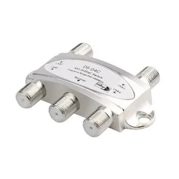 4 in 1 4 x 1 DiSEqc 4-way Wideband Switch DS-04C High Isolation Connect 4 Satellite Dishes 4 LNB For Satellite Receiver
4 in 1 4 x 1 DiSEqc 4-way Wideband Switch DS-04C High Isolation Connect 4 Satellite Dishes 4 LNB For Satellite Receiver