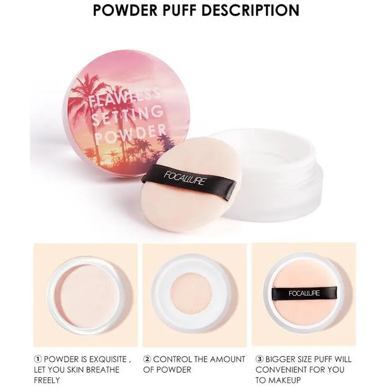 Top Quality Loose Powder Translucent Light Smooth Setting Powder Waterproof Oil-Control Velvety Face Make Up
Top Quality Loose Powder Translucent Light Smooth Setting Powder Waterproof Oil-Control Velvety Face Make Up