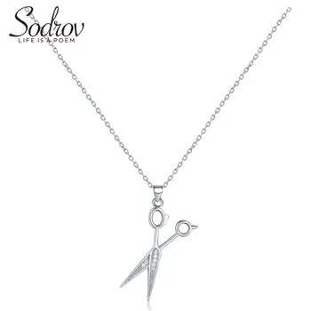 Sodrov Jewelry Scissors Necklace Silver Ladies For Womens Link Chain Pendant Fine Party 925 Charm
Sodrov Jewelry Scissors Necklace Silver Ladies For Womens Link Chain Pendant Fine Party 925 Charm