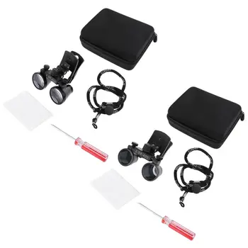 2.5X 3.5X Dental Loupe Binocular Medical Magnifier Dentistry Surgical Clip Loupe