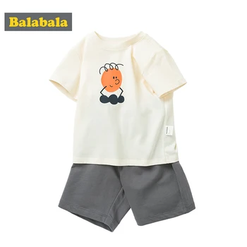 Balabala Boy short sleeve baby set 2020 summer new children clothing suit cotton cartoon T-shirt pants
Balabala Boy short sleeve baby set 2020 summer new children clothing suit cotton cartoon T-shirt pants