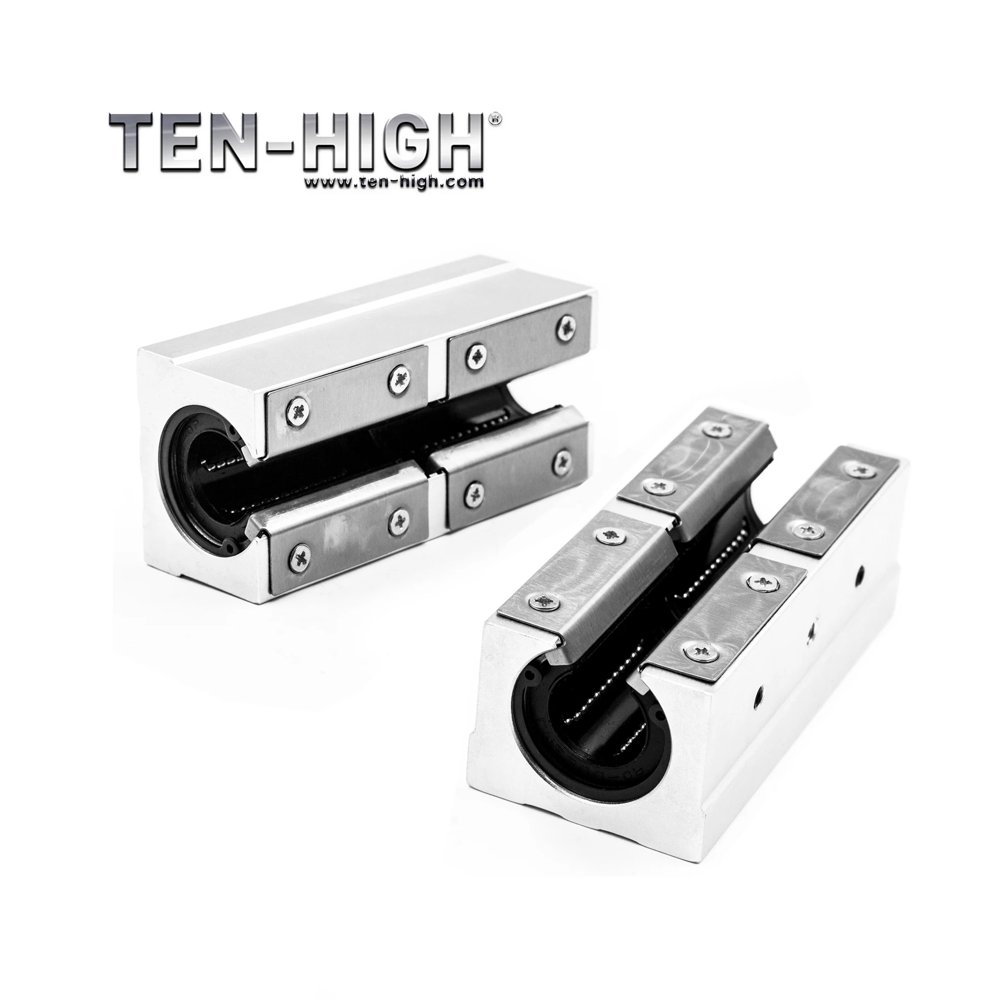 TEN-HIGH free shipping SBR12 cylindrical guide rails support linear rail polished shafts CNC