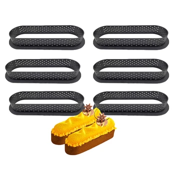 Egg Tart Cake Ring Set Plastic Perforated Oval Shape French Dessert Mould Fruit Cookies Pastry Kitchen Baking Molds
Egg Tart Cake Ring Set Plastic Perforated Oval Shape French Dessert Mould Fruit Cookies Pastry Kitchen Baking Molds