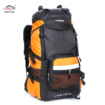 

LOCAL LION Backpack 45L Water Resistant Climbing Hiking Backpack Men Women Outdoor Travel Trekking Sports Bag Hiking Rucksack