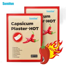 

Sumifun 8/16Pcs Pepper Hot Pain Relief Plaster Back/neck/shoulder Chinese Herbal Medical for Joint/arthritis/Body Patch