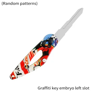 For KTM honda kawasaki DIY Head-suit Color Graffiti Left right Universal Motorcycle Blank Key Uncut Blade Keys Embryo Alloy
For KTM honda kawasaki DIY Head-suit Color Graffiti Left right Universal Motorcycle Blank Key Uncut Blade Keys Embryo Alloy