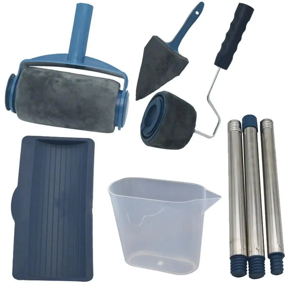 Paint Roller Brush Set 3 Section 6 Piece Set Threaded Rod Telescopic Rod Multifunction Paint Roller Brush
Paint Roller Brush Set 3 Section 6 Piece Set Threaded Rod Telescopic Rod Multifunction Paint Roller Brush