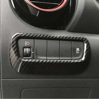ABS Carbon Fiber Color Headligh Lamp Switch Button Cover Trim 3D Sticker Frame For Hyundai For Kona Encino 2018
ABS Carbon Fiber Color Headligh Lamp Switch Button Cover Trim 3D Sticker Frame For Hyundai For Kona Encino 2018