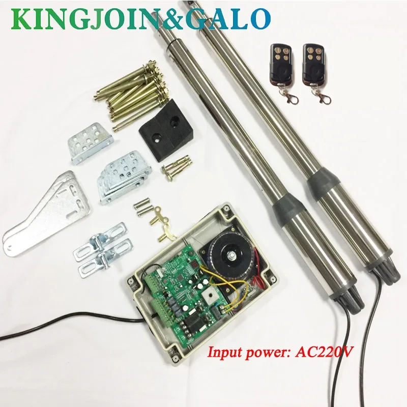 300KGS Double-leaf Swing Gate Operator, Swing Gate Opener ,with circuit board and 2pcs Remote control
300KGS Double-leaf Swing Gate Operator, Swing Gate Opener ,with circuit board and 2pcs Remote control