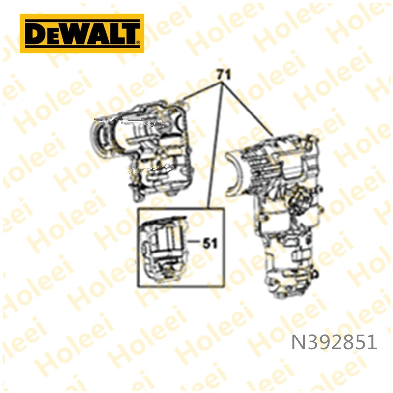 GEARCASE SA FOR DEWALT DCH363 DCH364 N392851 Power Tool Accessories Electric tools part
GEARCASE SA FOR DEWALT DCH363 DCH364 N392851 Power Tool Accessories Electric tools part