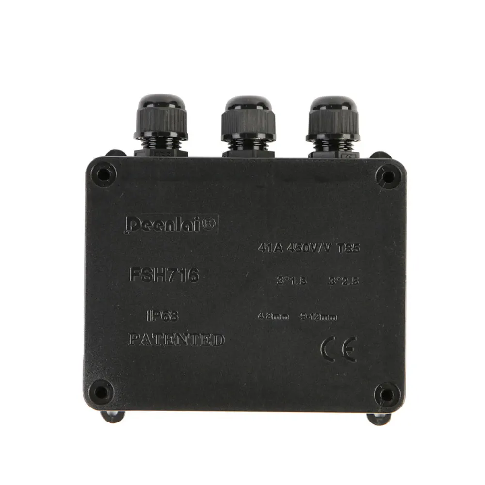 Terminal External 3 Way Junction Box Cable Connector Enclosure Electrical Home IP68 Waterproof Outdoor Wire Flame Retardant
Terminal External 3 Way Junction Box Cable Connector Enclosure Electrical Home IP68 Waterproof Outdoor Wire Flame Retardant