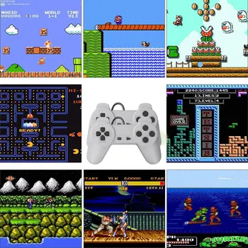 Handled Video Game Console Mini Handheld Player for FC Games Double Gamepads Classic Retro 8 bit TV Game Controller
Handled Video Game Console Mini Handheld Player for FC Games Double Gamepads Classic Retro 8 bit TV Game Controller