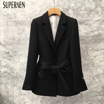 SuperAen Spring and Autumn 2020 New Long-sleeved Women Suit Jackets Solid Color Wild Ladies Jackets Fashion Casual Tops Female 
SuperAen Spring and Autumn 2020 New Long-sleeved Women Suit Jackets Solid Color Wild Ladies Jackets Fashion Casual Tops Female