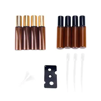 10ML Glass Roller Balls Stainless Steel Beads Empty Essential Oils Bottles Perfume Roller Bottles with Dropper Funnel Opener
10ML Glass Roller Balls Stainless Steel Beads Empty Essential Oils Bottles Perfume Roller Bottles with Dropper Funnel Opener