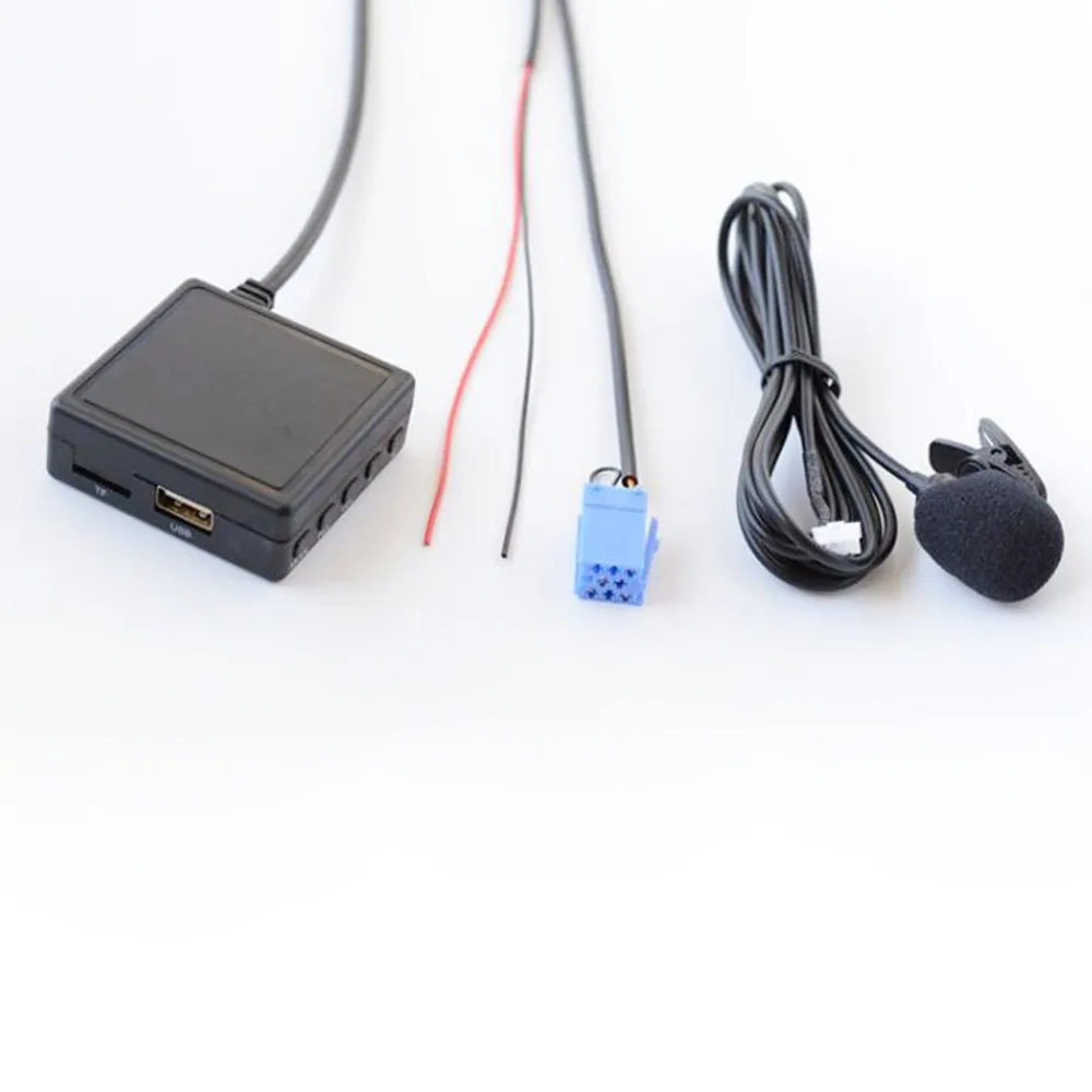 Автомобильный микрофон адаптер громкой связи Bluetooth 5 0 беспроводной вход AUX USB