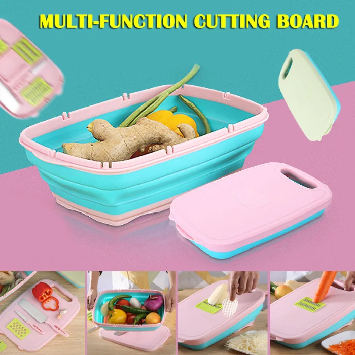 HOT 9-in-1 Multi-function Cutting Board Folding Cutting Board Portable Kitchen Utensils
HOT 9-in-1 Multi-function Cutting Board Folding Cutting Board Portable Kitchen Utensils