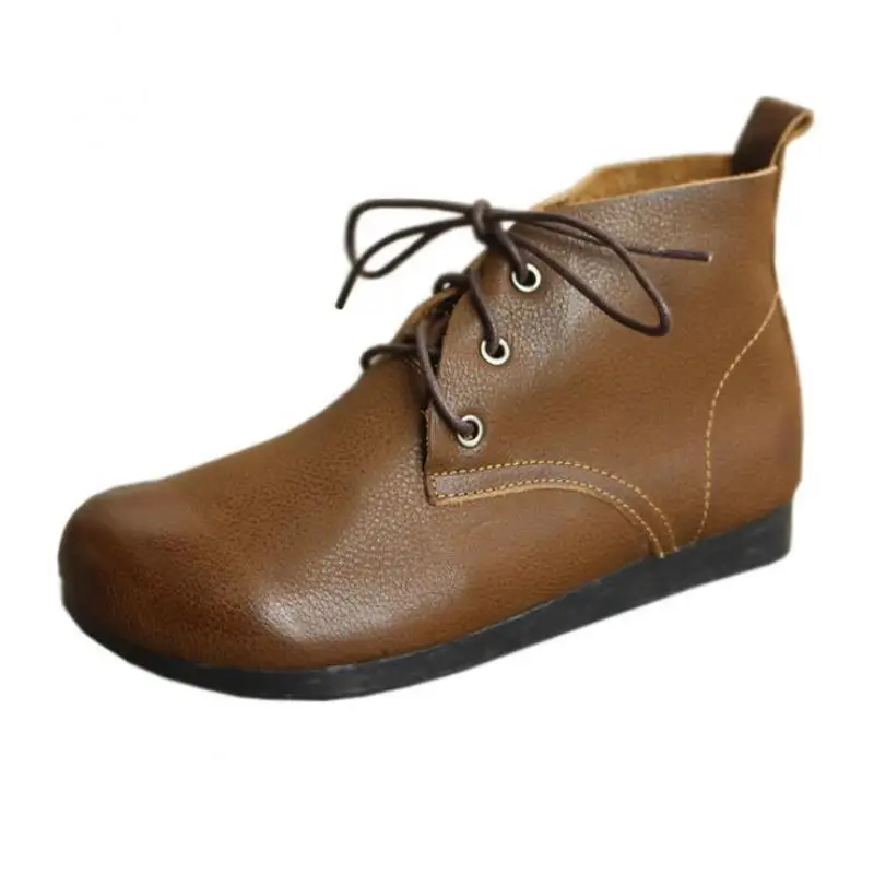 YourSeason Female Lace Up Shoes 2021 Handmade Retro Sewing Round Toe Platform Ladies Ankle Genuine Leather Boots
YourSeason Female Lace Up Shoes 2021 Handmade Retro Sewing Round Toe Platform Ladies Ankle Genuine Leather Boots