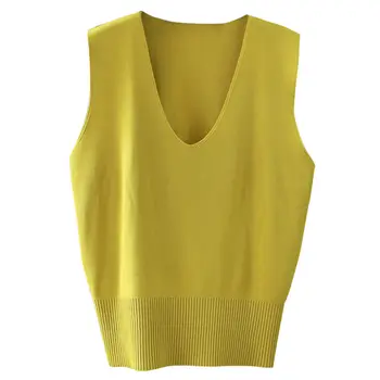 Summer Short Paragraph Solid Color Wild Women Thin Outer Coat Linen Knitted Vest Spring Sleeveless Bottoming Shirt HK305
Summer Short Paragraph Solid Color Wild Women Thin Outer Coat Linen Knitted Vest Spring Sleeveless Bottoming Shirt HK305