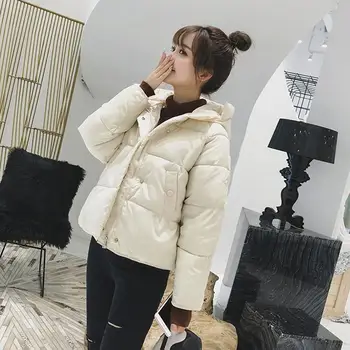 Fashion Solid Hooded Oversized Short Jackets Parkas Zippers Winter Thick Pockets Padded Jacket Loose Warm Casual Parkas
Fashion Solid Hooded Oversized Short Jackets Parkas Zippers Winter Thick Pockets Padded Jacket Loose Warm Casual Parkas