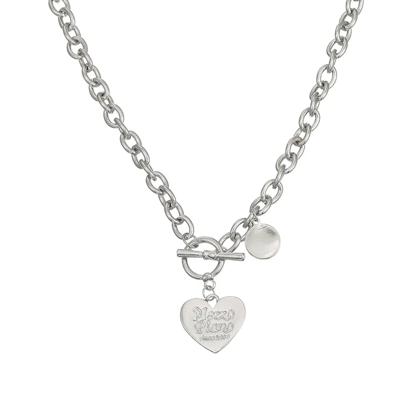 Vintage Carved Heart Pendant Necklace For Women Silver Color Toggle Collares Short Choker Necklace Boho Jewelry Collier
Vintage Carved Heart Pendant Necklace For Women Silver Color Toggle Collares Short Choker Necklace Boho Jewelry Collier