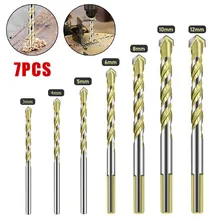 7pcs Drill Bit Set Multi-function Alloy Drill Ceramic Glass Woodworking Drilling Power Tools 3/4/5/6/8/10/12mm
7pcs Drill Bit Set Multi-function Alloy Drill Ceramic Glass Woodworking Drilling Power Tools 3/4/5/6/8/10/12mm