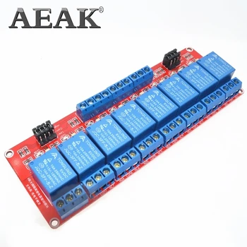 High/Low level trigger 8 channel relay control panel PLC relay 5V module for arduino hot sale in stock.8 road 24V Relay Module
High/Low level trigger 8 channel relay control panel PLC relay 5V module for arduino hot sale in stock.8 road 24V Relay Module