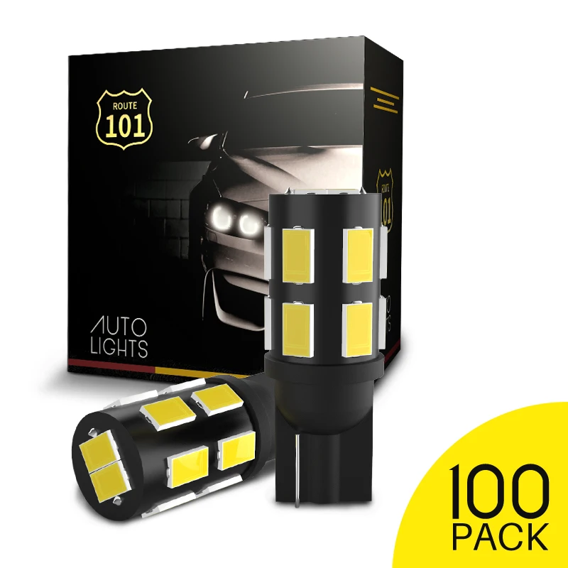 Route101 100x T15 W16W 921 LED 6000K White 12V Car Reverse Backup Light Bulb T10 W5W 5W5 194 168 Interior Dome Parking Auto Lamp
Route101 100x T15 W16W 921 LED 6000K White 12V Car Reverse Backup Light Bulb T10 W5W 5W5 194 168 Interior Dome Parking Auto Lamp