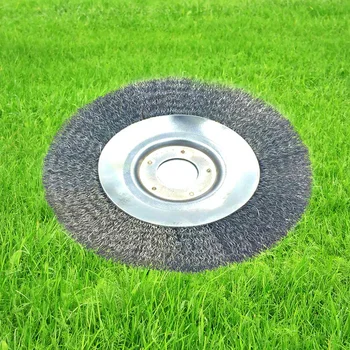 6inch Lawn Mower Derust Universal Power Tool Accessories Steel Wire Rotating Cutter Rounded Edge Trimmer Head Garden Weed Brush
6inch Lawn Mower Derust Universal Power Tool Accessories Steel Wire Rotating Cutter Rounded Edge Trimmer Head Garden Weed Brush