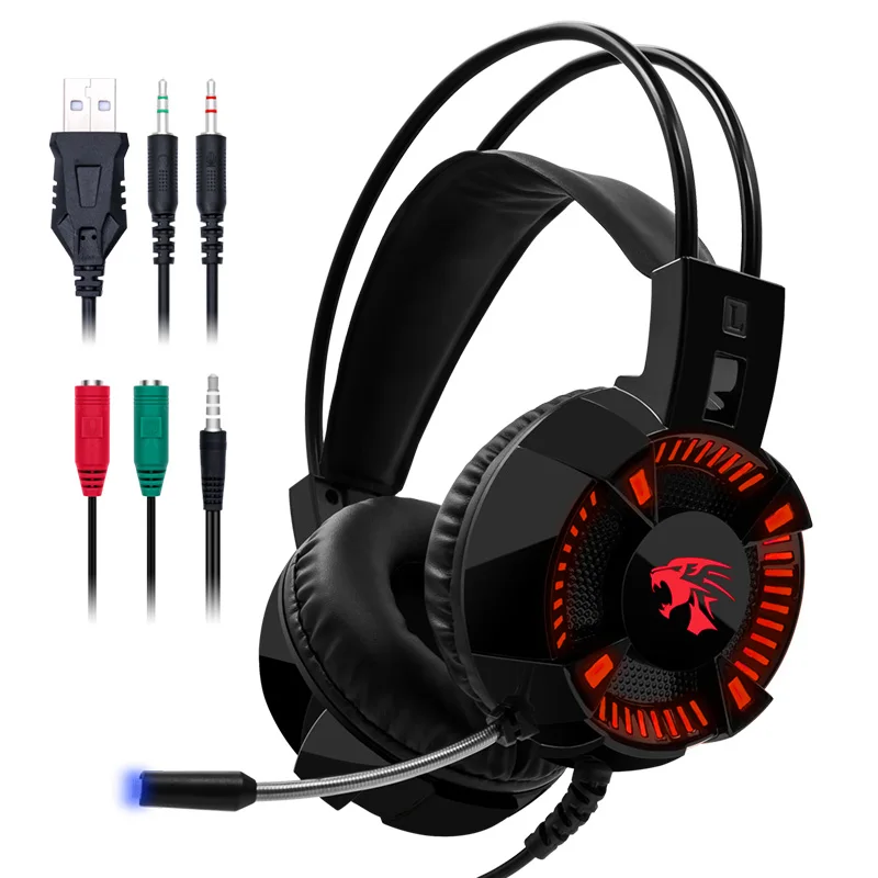 Cosbary Headset Gamer Earphones Sound Surround Stereo Backlight Wired Gaming Headphones with Microphone for Phone Computer PUBG
Cosbary Headset Gamer Earphones Sound Surround Stereo Backlight Wired Gaming Headphones with Microphone for Phone Computer PUBG