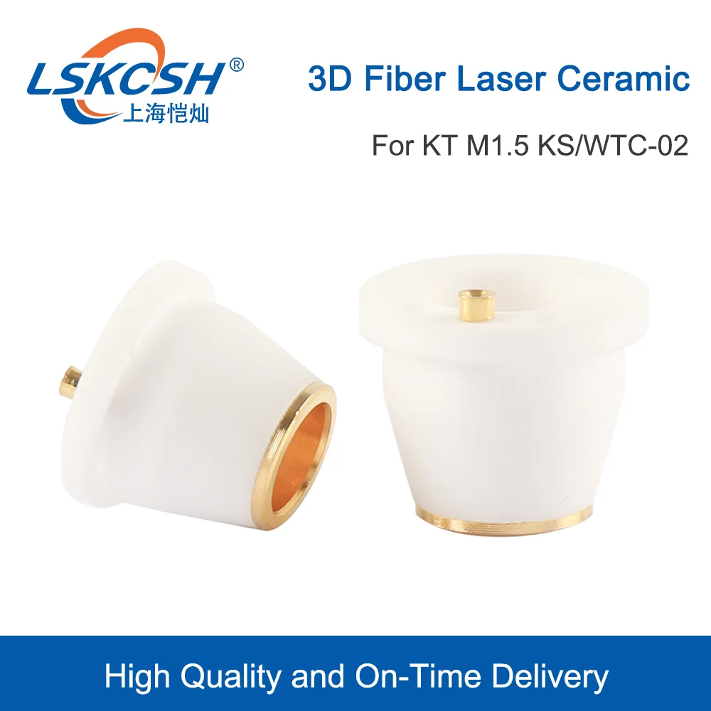 

LSKCSH High Quality Fiber Laser Ceramic Nozzle Holder For 3D Laser Cutting Machines KT M1.5 KS P0491-130-00001 WTC-02