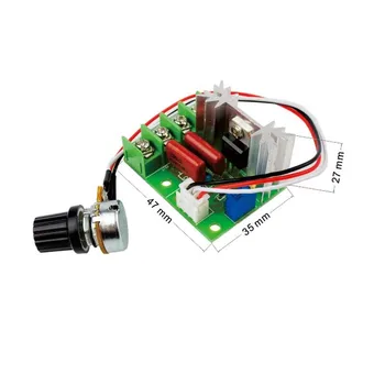 AC 220V 2000W High Power SCR Voltage Regulator Dimming Dimmers Motor Speed Controller Governor Module W/ Potentiometer
AC 220V 2000W High Power SCR Voltage Regulator Dimming Dimmers Motor Speed Controller Governor Module W/ Potentiometer