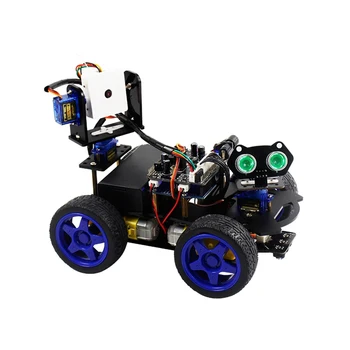 New Hot Scratch3.0 Luminescent Ultrasonic Module Smart Robot Car Wifi Camera Gimbal Kit For Arduino(US Type)
New Hot Scratch3.0 Luminescent Ultrasonic Module Smart Robot Car Wifi Camera Gimbal Kit For Arduino(US Type)