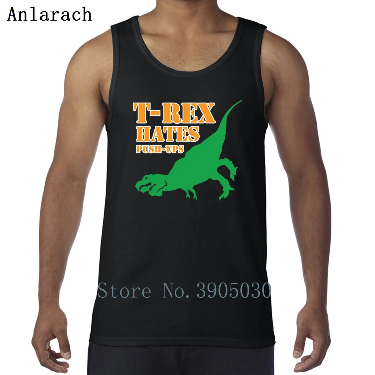T-Rex Hates Push Ups Vest Solid Color 2018 Comfortable Tank Tops Men Undershirt Designing Hilarious Anlarach Euro Size XS-2xl 
T-Rex Hates Push Ups Vest Solid Color 2018 Comfortable Tank Tops Men Undershirt Designing Hilarious Anlarach Euro Size XS-2xl
